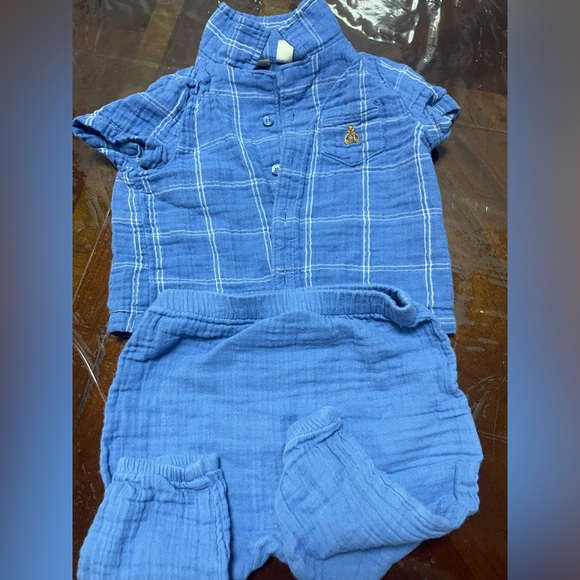 Baby Gauze Vacay Two-Piece Outfit Set - Picture 2 of 6